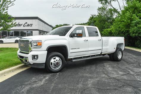 gmc sierra hd denali wd crew cab duramax  package  diesel duramax