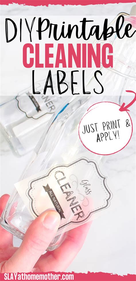 cleaning labels   cute    easy learn