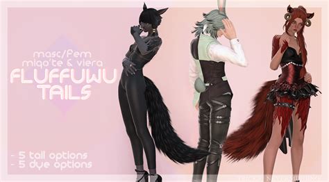 wuffy tails  glamour dresser final fantasy xiv mods