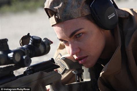 ruby rose trains at a shooting range for her role in xxx return of xander cage daily mail online