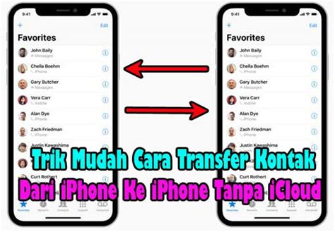 trik mudah  transfer kontak  iphone  iphone  icloud
