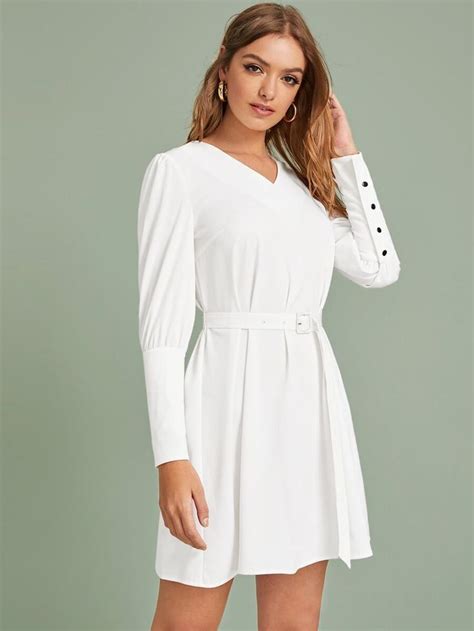 Button Back Belted Dress For Sale Australia New