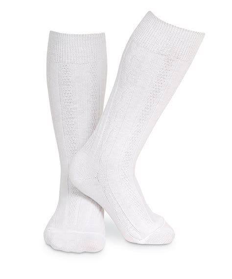 White Knee High Socks – Zoghbys Uniforms