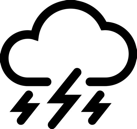 severe thunderstorm svg png icon