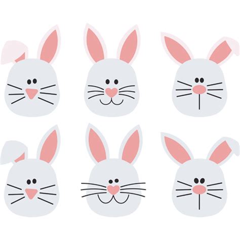printable easter bunny faces printable word searches