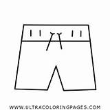 Swim Trunks Coloring Pages sketch template