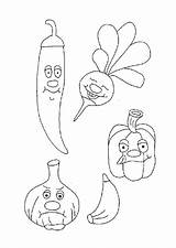 Legumes Légumes Imprimer sketch template