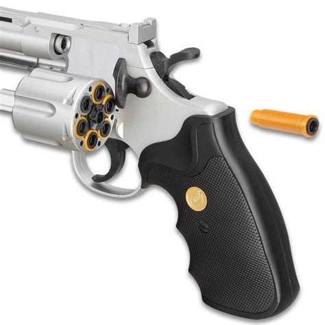 ukarms  magnum silver revolver airsoft pistol