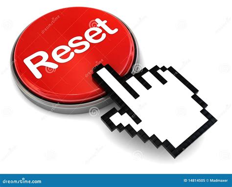 reset button royalty  stock photo image
