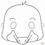 Mask Coloring Mole Moles Pages Printable Supercoloring Templates Animal Categories sketch template