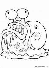 Trash Basurillas Websincloud Snail Attendez Feos Kleurplaten Coloriages Monstruos L0 Truck sketch template