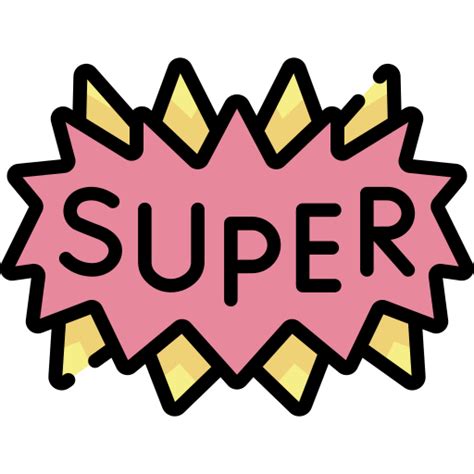super kawaii lineal color icon