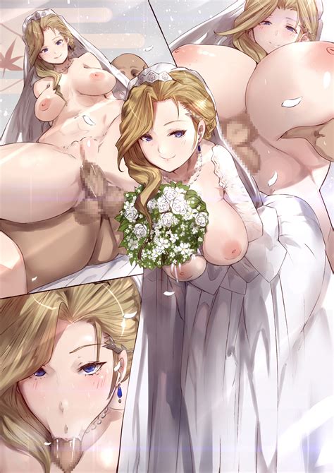 rule 34 agovitch areolae azur lane blonde hair blue eyes bouquet