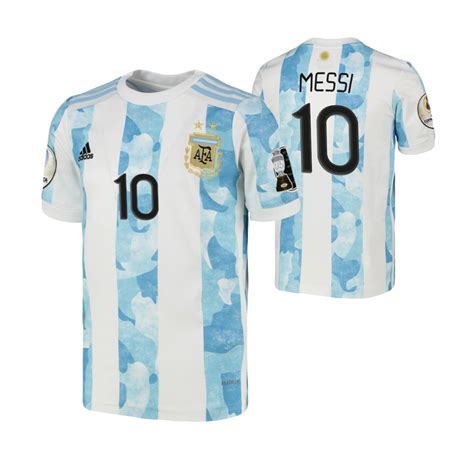 Youth Lionel Messi Copa America 2021 Jersey Argentina White Home