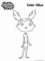 Justin Time Coloring Pages Hora Colorir Do Printable Kids Color Open Colouring Print Birthdays Sprout sketch template