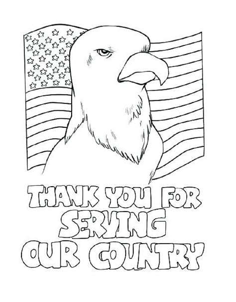 veterans day coloring pages happy veterans day activities  kids
