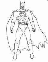 Batman Outline Pages Drawing Clipart Coloring Library sketch template