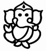 Ganesha Drawing Simple Ganesh Easy Coloring Lord Outline Ji Drawings Clipart Pages Sketch Buddha Template Kids Baby Cliparts Clip Sketches sketch template