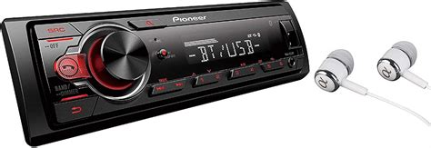 pioneer mvh sbt stereo single din bluetooth  dash usb mp auxiliary amfm android smartphone