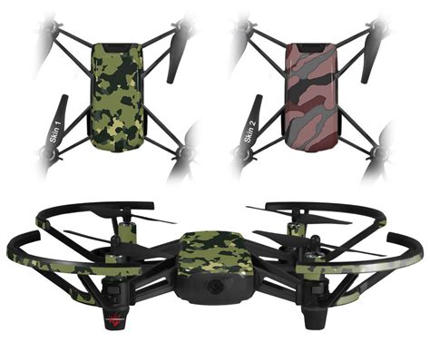 skin decal wrap  pack  dji ryze tello drone wraptorcamo  school camouflage camo army