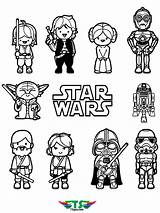 Wars Star Coloring Cartoon Characters Tsgos Pages Book Printable Sheets sketch template