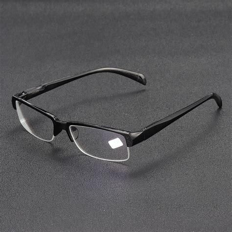 finished coating myopia glasses clear optical half rim nearsighted