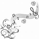 Music Note Notes Coloring Pages Printable Kids Tattoo Drawing Tattoos Drawings sketch template