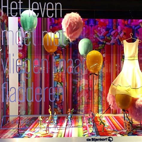 balloons  dresses  display   store front