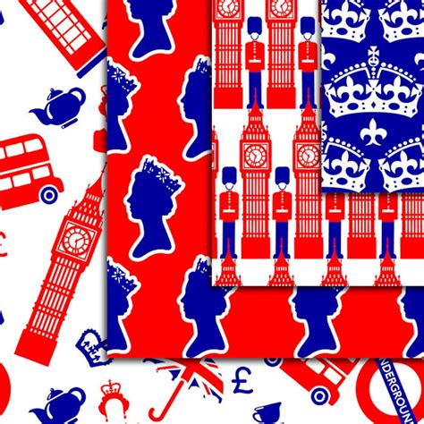 london digital paper seamless pattern pcs dpi paper etsy