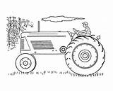 Coloring Tractor Pages Print Case Procoloring International Tractors Farm Combine Cat Deere John Book sketch template