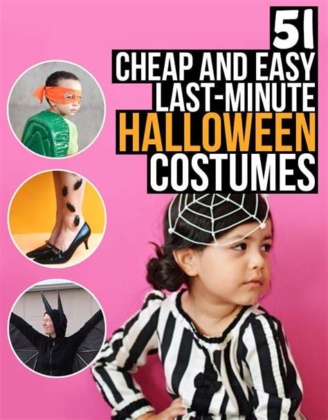 cheap  easy  minute halloween costumes  minute