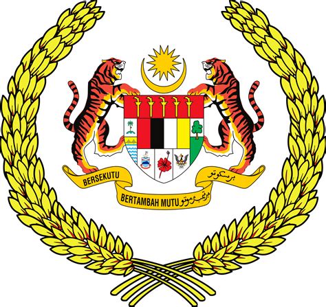 transparent logo jata negara png jata malaysia hitam logo