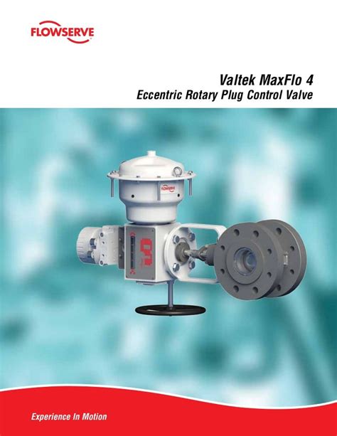eccentric rotary plug industrial control valve