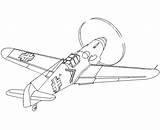 Coloring Pages 109 Bf Drawing Aircraft Template Fighter Military Sketch sketch template