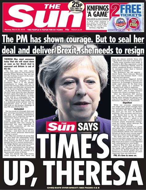 brexit uk press  pm   resign