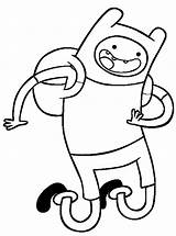 Adventure Time Coloring Pages Printable Print Finn Color Para Coloringpagesabc Jake Aventura Hora Posted sketch template