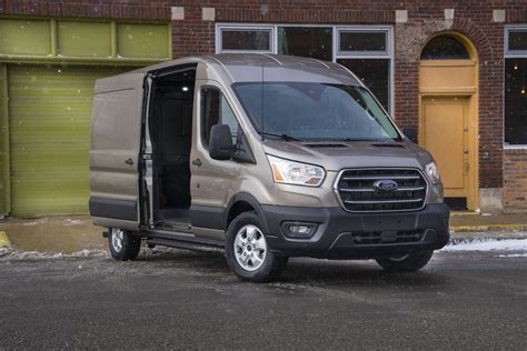 ford announces   electric transit cargo van  verge