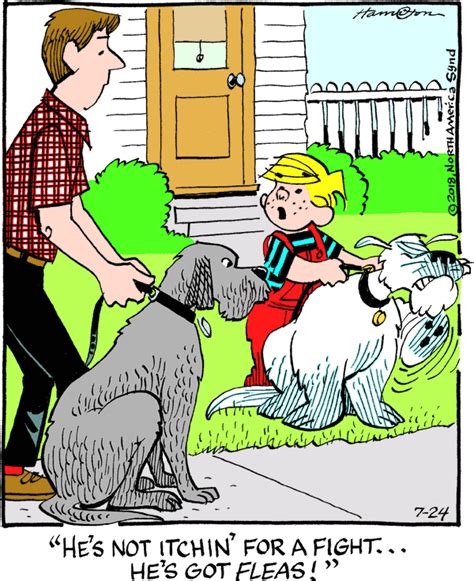 Dennis The Menace For 7 24 2018 Dennis The Menace Funny Cartoons