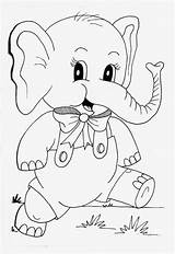 Elefante Coloring Pages Para Colorir Tegninger Tegning Cartoon Kids Malebøger Animado Desenho Søde Cute Desenhar sketch template