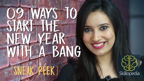 9 ways to start the new year 2017 with a bang skillopedia youtube