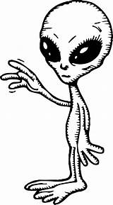Alien Coloring Pages Printable Color Hand Choose Board Kids sketch template
