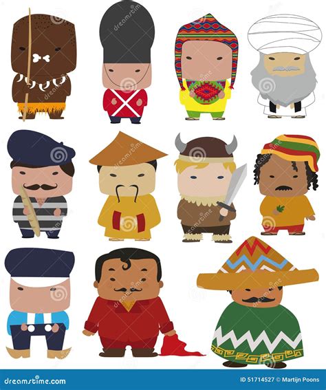 world characters stock illustration illustration  culture