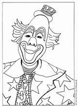 Clown Circus Coloring Pages Dessin Smilling Imprimer Faces Color Printable Carnival Hellokids Print Popular sketch template