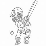 Paintball Cricket sketch template