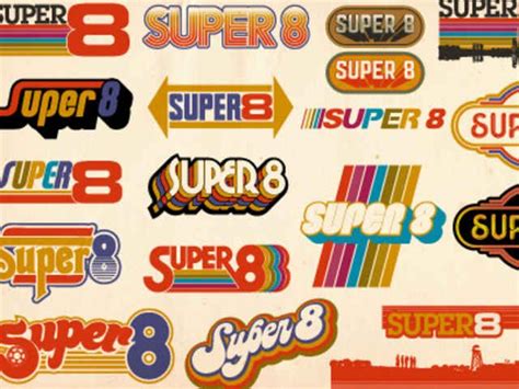 assortment  super  logos  stickers