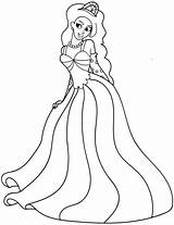 Stampare Principesse Principessa Prinses Kleurplaat Kleurplaten Princesas sketch template