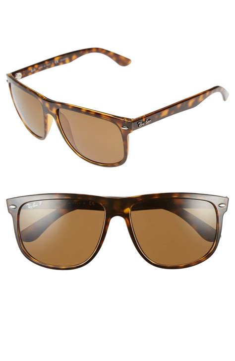 Ray Ban Highstreet 60mm Polarized Flat Top Sunglasses With Images