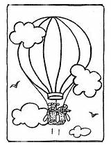 Luchtballon Peuters sketch template