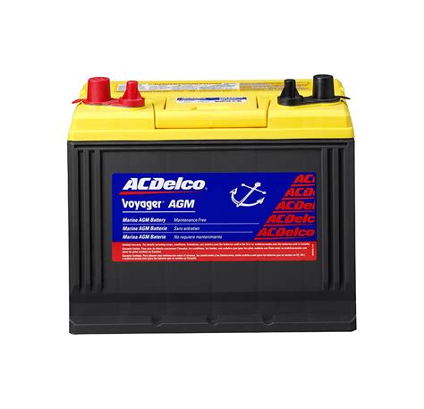 acdelco professional agm voyager car battery world