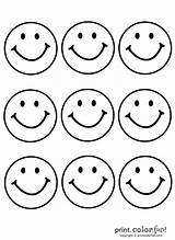 Happy Smiley Faces Face Coloring Pages Printable Color Print Caritas Printables Clipart Plantilla Smiling Printcolorfun Cliparts Felices Smile Cara Templates sketch template